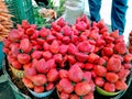 Mahableshwar famous strawberry red red colourd