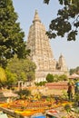 Mahabodhi Temple, Bodhgaya Royalty Free Stock Photo