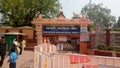 Mahabodhi Temple Entrance or Exit with people