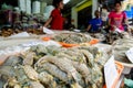 Mahachai, Thailand : Mantis shrimp in the market