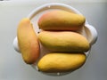 Mahachanok mango or Rainbow mango. Royalty Free Stock Photo