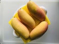 Mahachanok mango or Rainbow mango. Royalty Free Stock Photo
