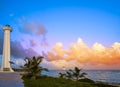 Mahahual lighthouse in Costa Maya Mexico