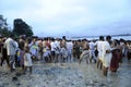 Mahalaya in Kolkata. Royalty Free Stock Photo