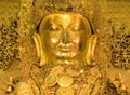 Mahamuni, Big golden Buddha statue Royalty Free Stock Photo