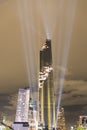 Mahanakhon bangkok rising lightshow