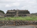 The Mahanavami platform, also called the Great Platform Audience Hall Dasara or Mahanavami Dibba monument