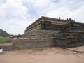 The Mahanavami platform, also called the Great Platform Audience Hall Dasara or Mahanavami Dibba monument