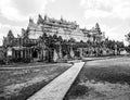 Mahar Aung Mye Bon San monastery, the ancient monastery in Inwa, Mandalay, Myanmar 2 Royalty Free Stock Photo