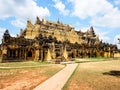 Mahar Aung Mye Bon San monastery, the ancient monastery in Inwa, Mandalay, Myanmar 1 Royalty Free Stock Photo