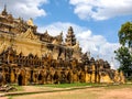 Mahar Aung Mye Bon San monastery, the ancient monastery in Inwa, Mandalay, Myanmar 13 Royalty Free Stock Photo