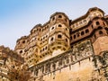 Maharajah palace in Mehrangarh fort, Jodphur, Rajasthan, India Royalty Free Stock Photo