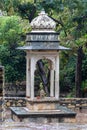 Maharana Pratap\'s famed steed Chetak memorial at rainy day from flat angle Royalty Free Stock Photo