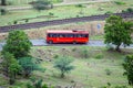 Maharashtra State transport bus on a village road climbing Shidawane ghat.