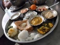Maharashtrian homemade thali
