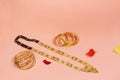 Maharashtrian Mangalsutra, Vati design used by women Royalty Free Stock Photo