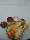 Maharashtrian pure veg thali