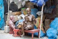 Mahatma Gandhi in Kumortuli, Kolkata, India