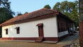 Mahatma Gandhi`s residence at Sabarmati Ashram, Ahmedabad. Royalty Free Stock Photo