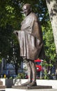 Mahatma Gandhi Statue in London Royalty Free Stock Photo