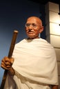 Mahatma Gandhi wax statue Royalty Free Stock Photo