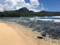 Mahaulepu Heritage Trail on Kauai Island in Hawaii.