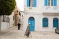 MAHDIYA, TUNISIA - MAY 21: old Tunisian street is the city.