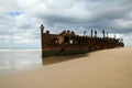 Maheno Ship Wreck - Fraser Island, Australia Royalty Free Stock Photo