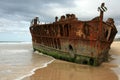 Maheno Ship Wreck - Fraser Island, Australia Royalty Free Stock Photo