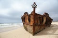 Maheno Shipwreck Royalty Free Stock Photo