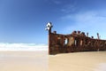 The Maheno shipwreck, Fraser Island, Queensland, Australia Royalty Free Stock Photo