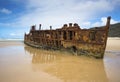 Maheno Shipwreck Fraser Island Royalty Free Stock Photo