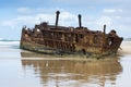 Maheno Shipwreck Fraser Island Royalty Free Stock Photo