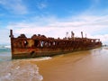 The Maheno wreck Royalty Free Stock Photo