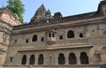 Historic Maheshwar Fort and Temple Royalty Free Stock Photo