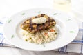 Mahi mahi fish fillet with grill marks