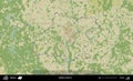 Mahilow District outlined, Belarus. Topographic Humanitarian Royalty Free Stock Photo