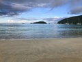 Maho Bay Beach in St. John United States Virgin Islands Royalty Free Stock Photo