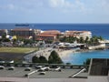 Maho Beach, Sint Maarten Royalty Free Stock Photo