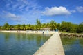 Mahogany Bay in Roatan, Honduras Royalty Free Stock Photo