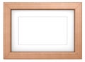 Mahogany picture frame.