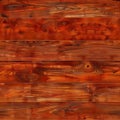 Mahogany Wood Planks in a Seamless Flooring Tile Royalty Free Stock Photo