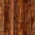 Mahogany Wood Planks in a Seamless Flooring Tile Royalty Free Stock Photo