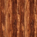 Mahogany Wood Planks in a Seamless Flooring Tile Royalty Free Stock Photo