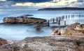 Mahon ocean rock pool Maroubra Australia Royalty Free Stock Photo