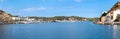 Panoramic view over the Marina of Mahon - Menorca, Baleares, Spain