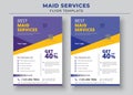 Maid Service Flyer Template, Housekeeping Services Flyer