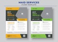 Maid Service Flyer Template, Housekeeping Services Flyer