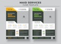 Maid Service Flyer Template, Housekeeping Services Flyer