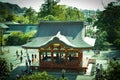 Maiden dancing stage at Tsurugaoka Hachimangu Shrine, Kanagawa, Japan